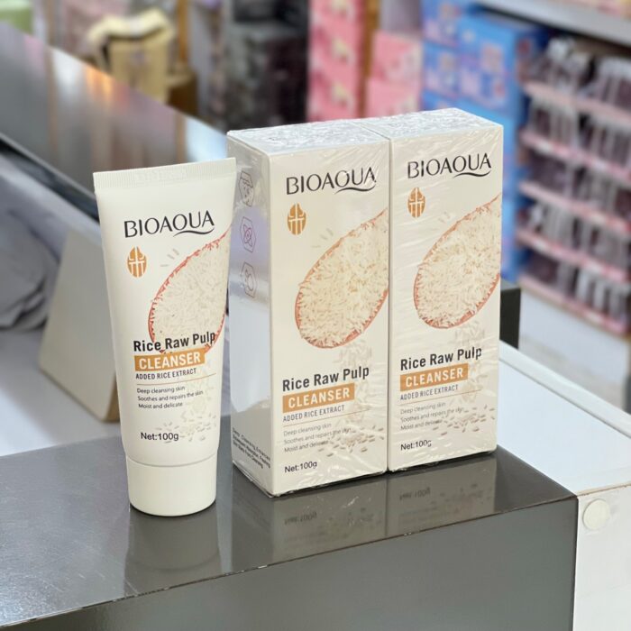 فوم شوینده عصاره برنج بیوآکوا BIOAQUA